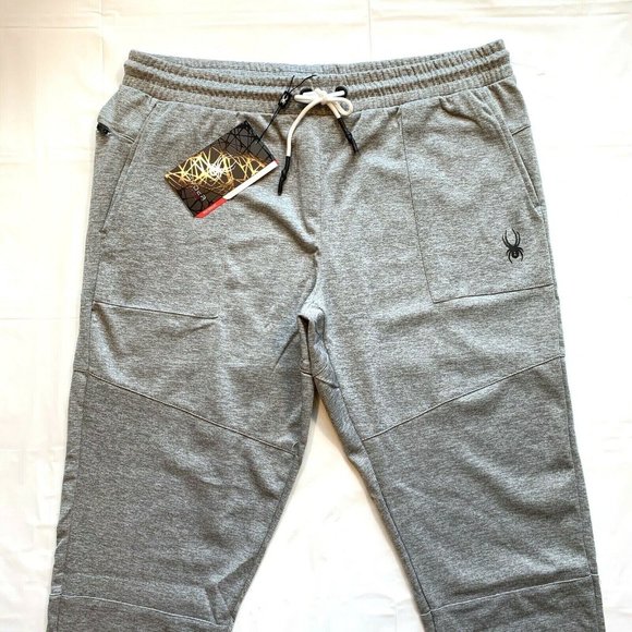 NWT Spyder Active ProWEB Jogger Sweat Pants Mens XL Fleece Lined Athletic Sports - Picture 4 of 11